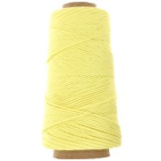 Bobine de cordon coton macramé Organic Cotton Détox XL peigné - Jaune pâle x200m|raw }}