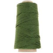 Bobine de cordon coton macramé Organic Cotton Détox XL peigné Vert Bouteille x200m|raw }}