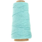 Bobine de cordon coton macramé Organic Cotton Détox XL peigné - Turquoise x200m|raw }}