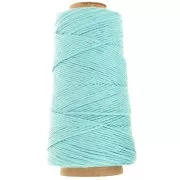 Bobine de cordon coton macramé Organic Cotton Détox XL peigné - Turquoise x200m