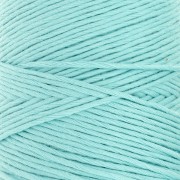 Bobine de cordon coton macramé Organic Cotton Détox XL peigné - Turquoise x200m