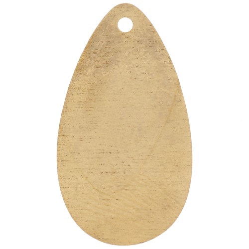 Sequin goutte 21x11.5 mm - Laiton brut x1