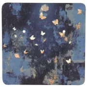 Lot de 50 cartes supports bijoux 6x6 cm pour boucles d'oreilles - Papillon de nuit