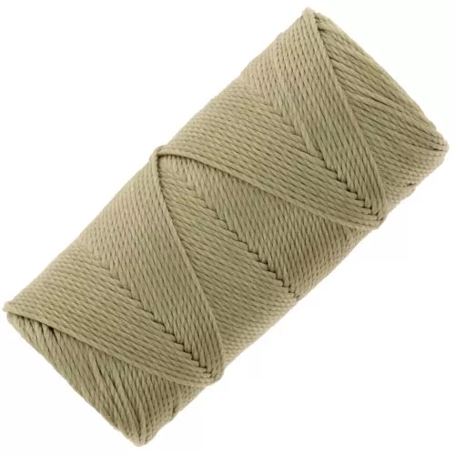 Fil C-LON Fine Weight Bead Cord 0.4 mm - Kaki x45m
