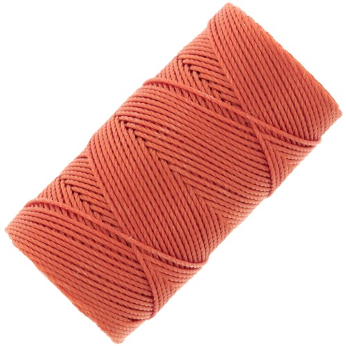 Fil C-LON Fine Weight Bead Cord 0.4 mm - Orange x45m