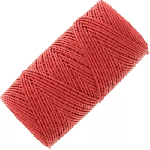 Fil C-LON Fine Weight Bead Cord 0.4 mm - Shanghai Red x45m