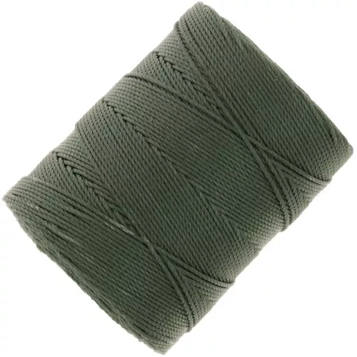 Fil C-LON Fine Weight Bead Cord 0.4 mm - Forest Green x124m