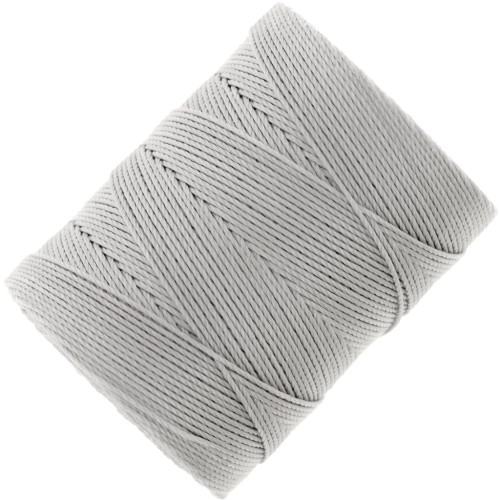 Fil C-LON Fine Weight Bead Cord 0.4 mm - Silver x124m