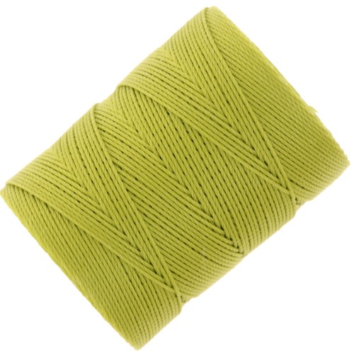 Fil C-LON Fine Weight Bead Cord 0.4 mm - Chartreuse x124m
