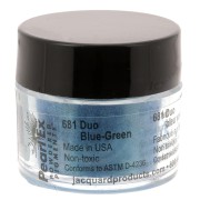 Poudre de mica Pearl Ex pour la pâte polymère - Duo Blue - Green n°681 x3g