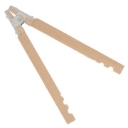 Pince en bois 18.5 cm pour perles x1