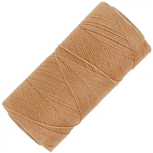 Bobine de fil ciré Linhasita pour micro macramé 0.75 mm - Miel (314) x228m