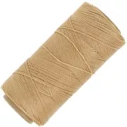 Bobine de fil ciré Linhasita pour micro macramé 0.5 mm - Golden Beige (602) x335m