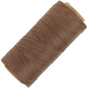 Bobine de fil ciré Linhasita pour micro macramé 0.5 mm - Marron clair (790) x335m