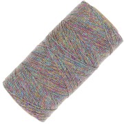 Bobine de fil ciré Linhasita pour micro macramé 0.5 mm - Multicolore (Multicor)|raw }}