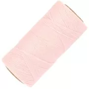 Bobine de fil ciré Linhasita pour micro macramé 0.5mm - Rose iridescent (Flamingo)
