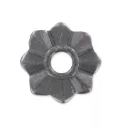 Fleur à riveter 10 mm black nickel