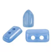 Perles en verre Piros® par Puca® 2x5 mm - Blue Opal x10g