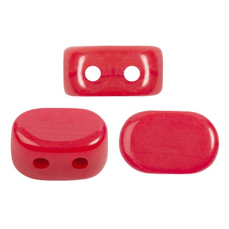 Perles en verre Lipsi® par Puca® 4x6 mm - Grenadine Opal x10g