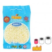 Perles à repasser Hama MINI 2.5 mm Crème (n°02) x2000