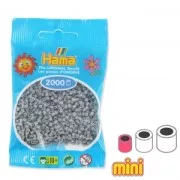 Perles à repasser Hama MINI 2.5 mm Gris (n°17) x2000
