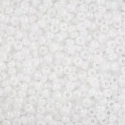 Rocaille Miyuki 11/0 0471 - White Pearl AB x8g