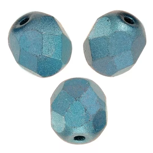 Facettes 6 mm - Pastel Petrol x25