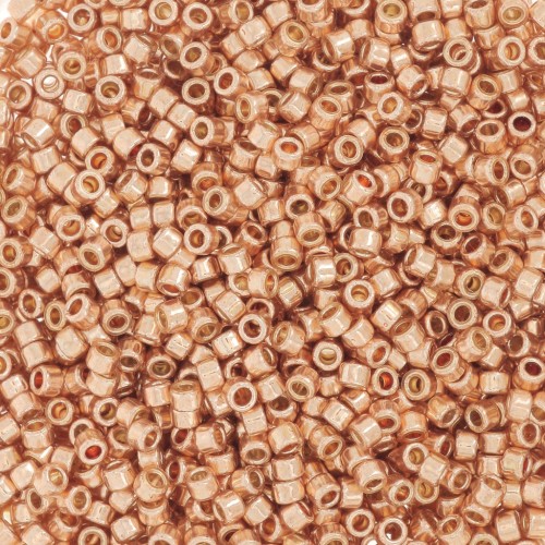 Toho Aiko 11/0 1.6 mm TA01PF551 - PF Galvanized Rose Gold x4g