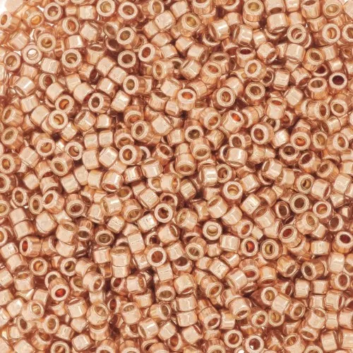 Toho Aiko 11/0 1.6 mm TA01PF551 - PF Galvanized Rose Gold x4g
