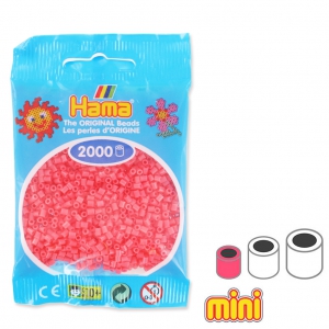 Perles à repasser Hama MINI 2.5 mm Rouge Peach Pastel (n°44) x2000