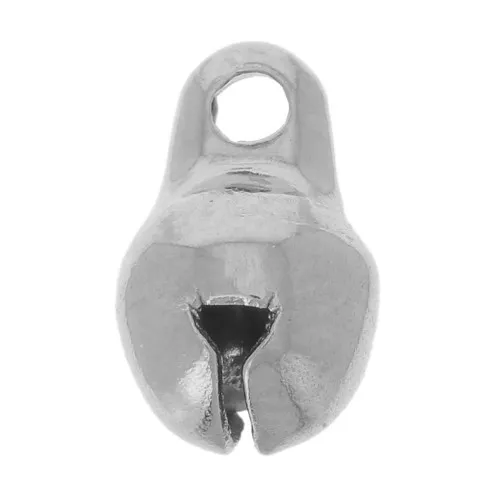 Breloque grelot 5 mm - Acier inoxydable 316L x1