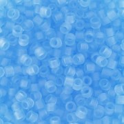 Miyuki Delica 11/0 DB0747 - Mat Transparent Aqua x8g
