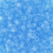 Miyuki Delica 11/0 DB0747 - Mat Transparent Aqua x8g