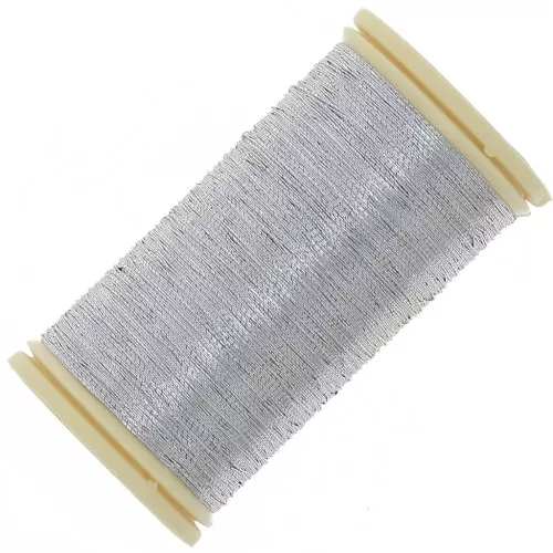 Fil à broder Au Chinois Metallic n°40 - Argent (122) x100m