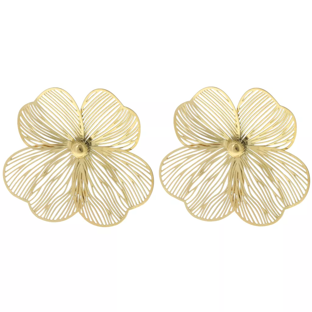 Chemisier dentelle crochet blanc et boutons perles