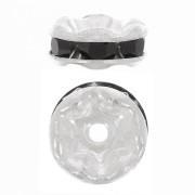 Rondelles Strass 6 mm - Argenté - Jet x4|raw }}