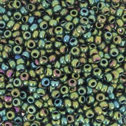 Rocaille Miyuki 11/0 468 - Malachite Green Iris Metallic x8g