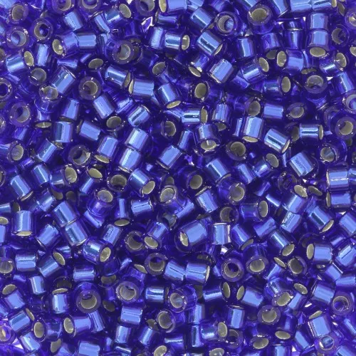 Miyuki Delica 10/0 DBM0047 -  Silver Lined Cobalt x8g