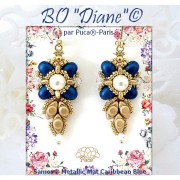 Perles en verre Samos® par Puca® 7x5 mm - Emerald Metallic Mat x10g