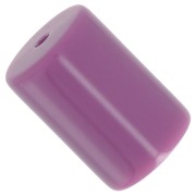 Perles tube cylindrique 13x9 mm en résine opaque - Mauve foncé x6|raw }}
