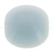 Bleu - Perles plates - carré arrondi - en résine opaque 16 mm - Bleu fumé x5 Perles plates - carré arrondi - en résine opaque 16 mm - Bleu fumé x5