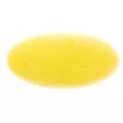 Perles plates - carré arrondi - en résine opaque 16 mm - Jaune soleil x5