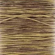 Cordon en cuir européen 1 mm - Bronze x1m