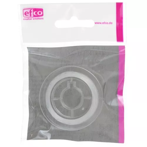 Fil élastique en polyester 0.5 mm - Efco - Transparent x10m