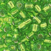 Rocaille Miyuki 8/0 2423 - Lime Silverline x8g|raw }}