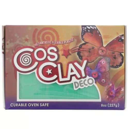 Pâte polymère Cosclay Deco - Vert x227g