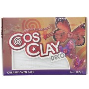 Pâte polymère Cosclay Deco - Blanc x227g|raw }}
