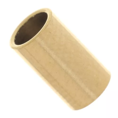 Embouts tube de finition pour cordon 3 mm - Acier inoxydable 304 Doré x4