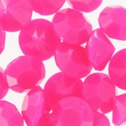 Cabochon rond 8 mm Rose Fluo x20|raw }}