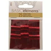 Aiguilles à perler n°12 - Acier x25